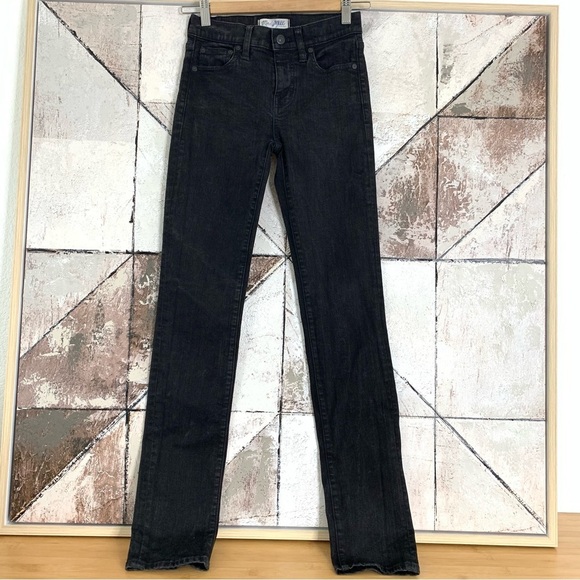 Madewell Alley Straight Jeans in Black Frost Size 24 - Picture 3 of 15